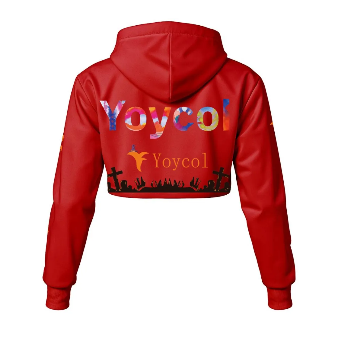 Women's Cropped Hoodie|DTF