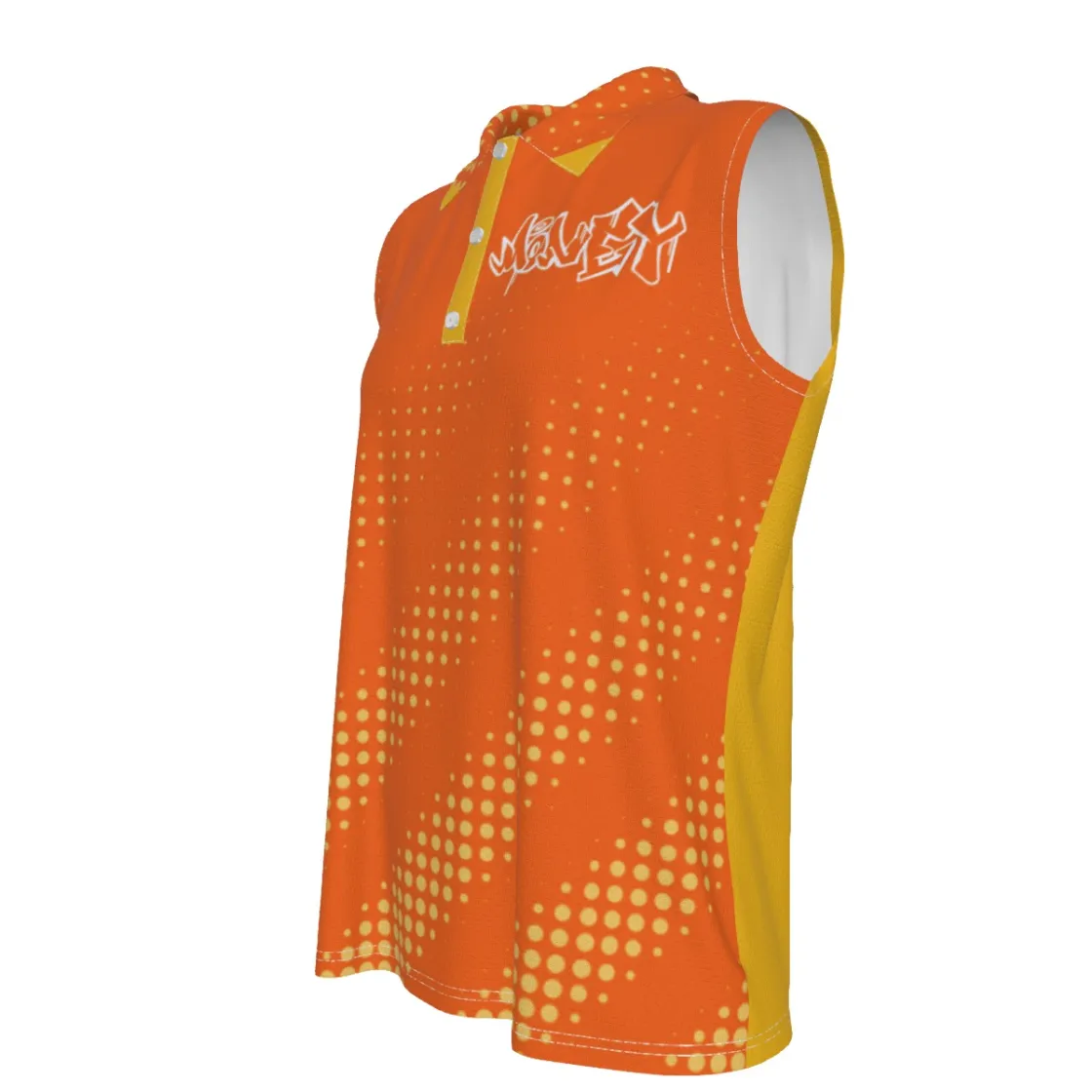 All-Over Print Women's UV Protection Sleeveless Polo Shirt