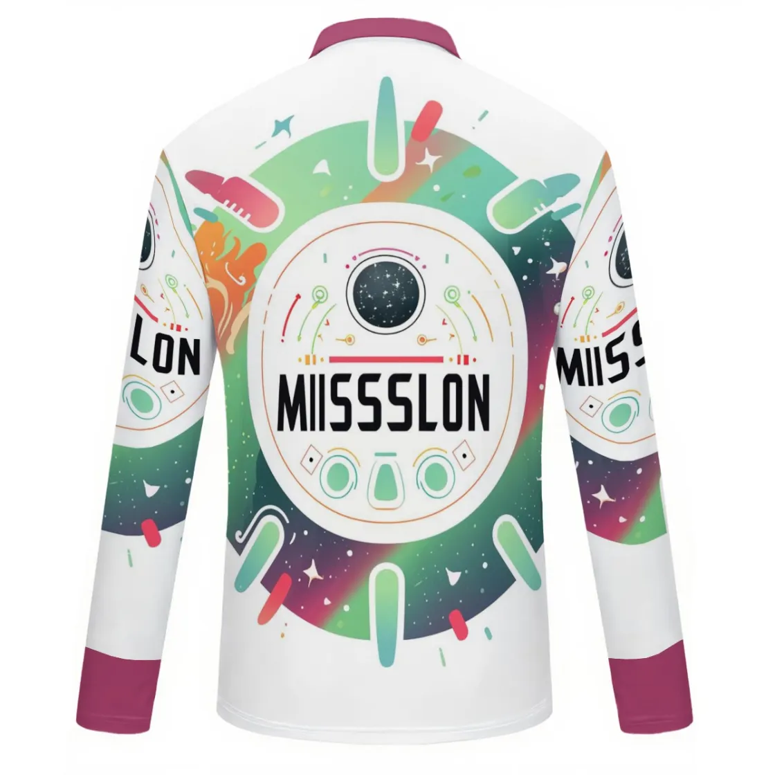 All-Over Print Women's Quarter Zip Sport Shirt With  Long Sleeve|210GSM