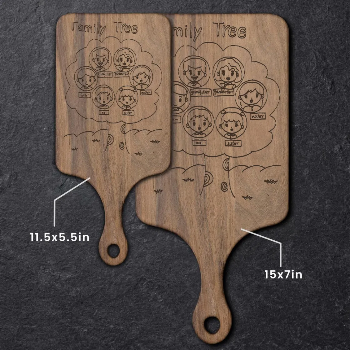 Dark Cutting Board|Single Side