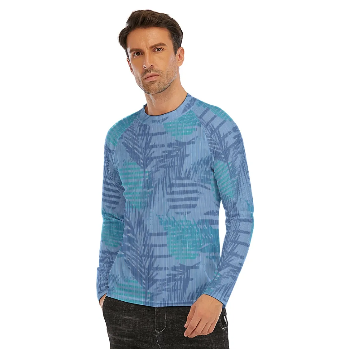 All-Over Print Men's Long Sleeve Tight surf clothing