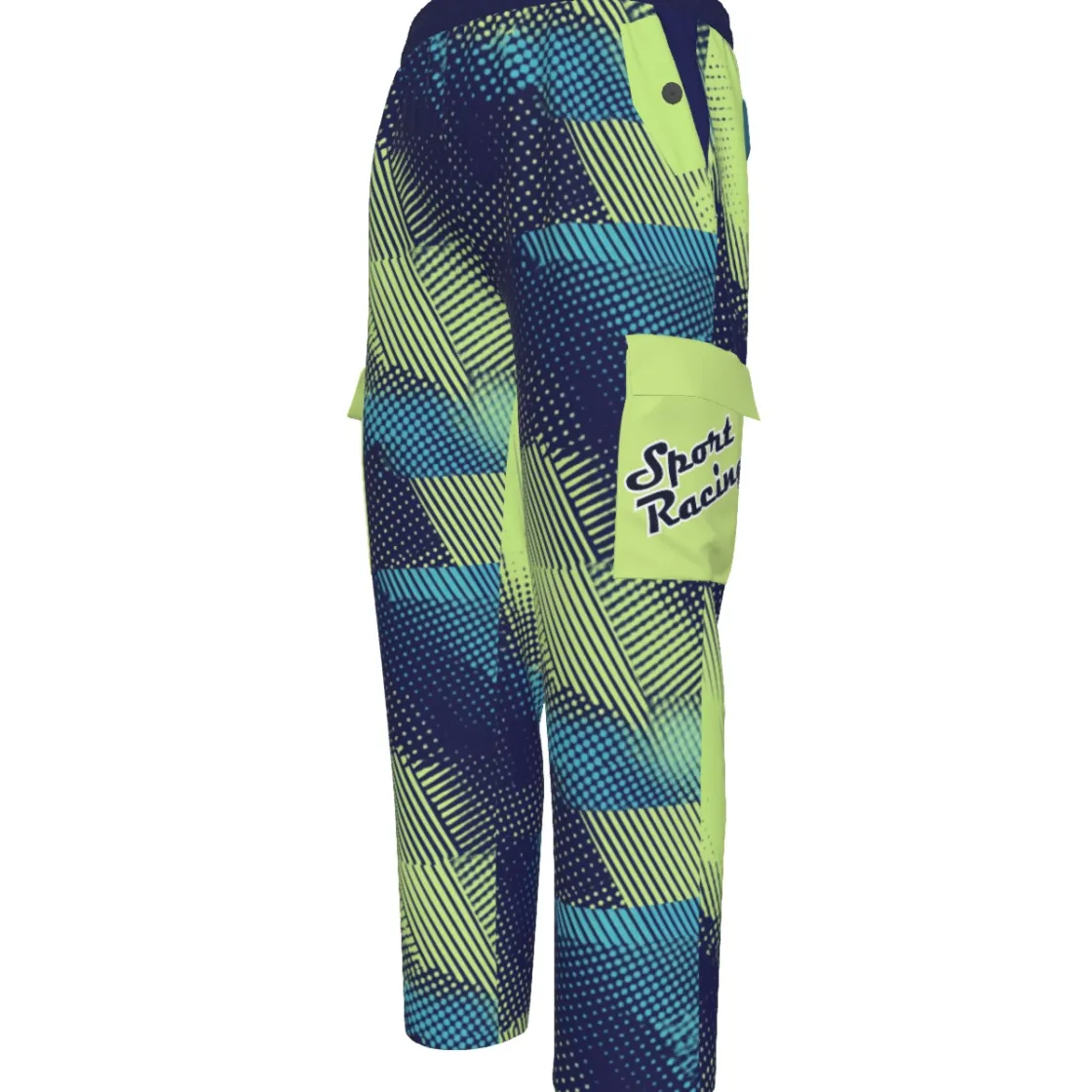 All-Over Print Men's Pocket Cargo Pants