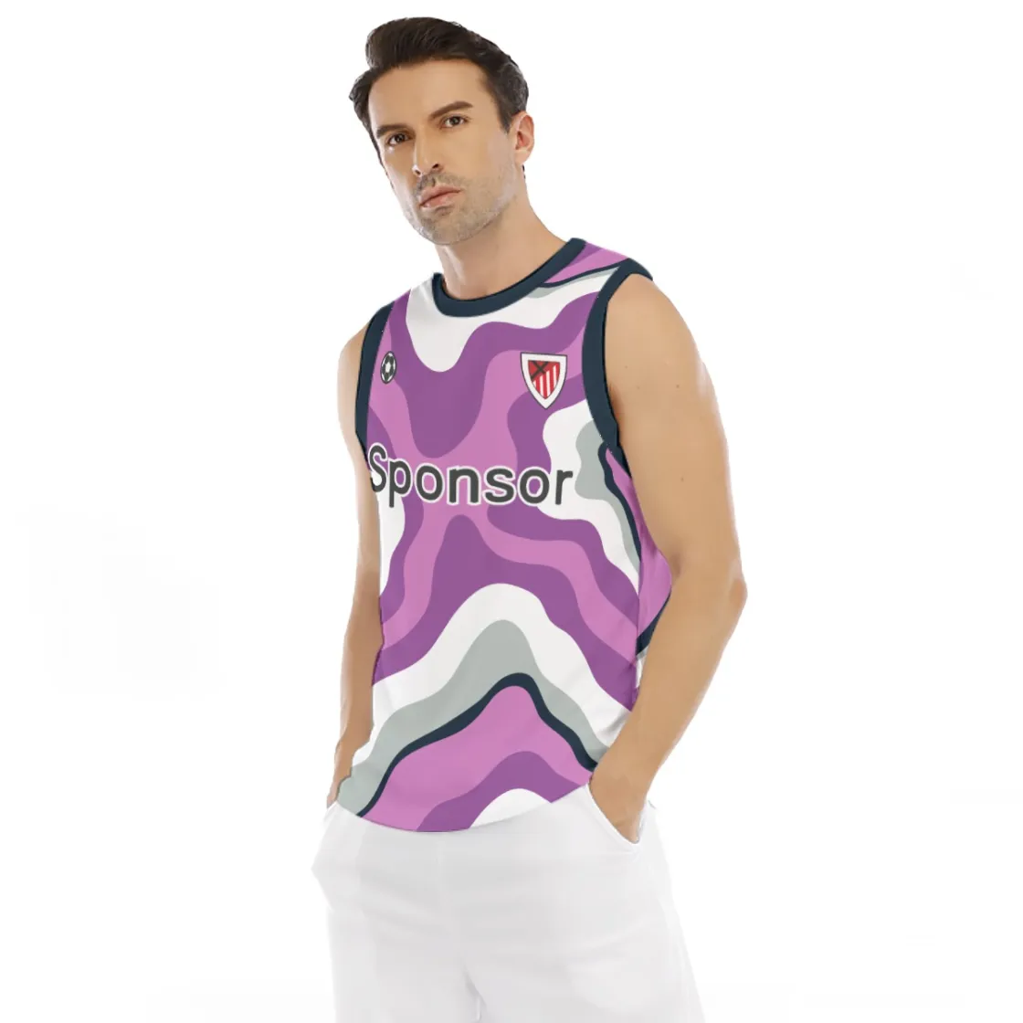 All-Over Print Men's Sports Vest
