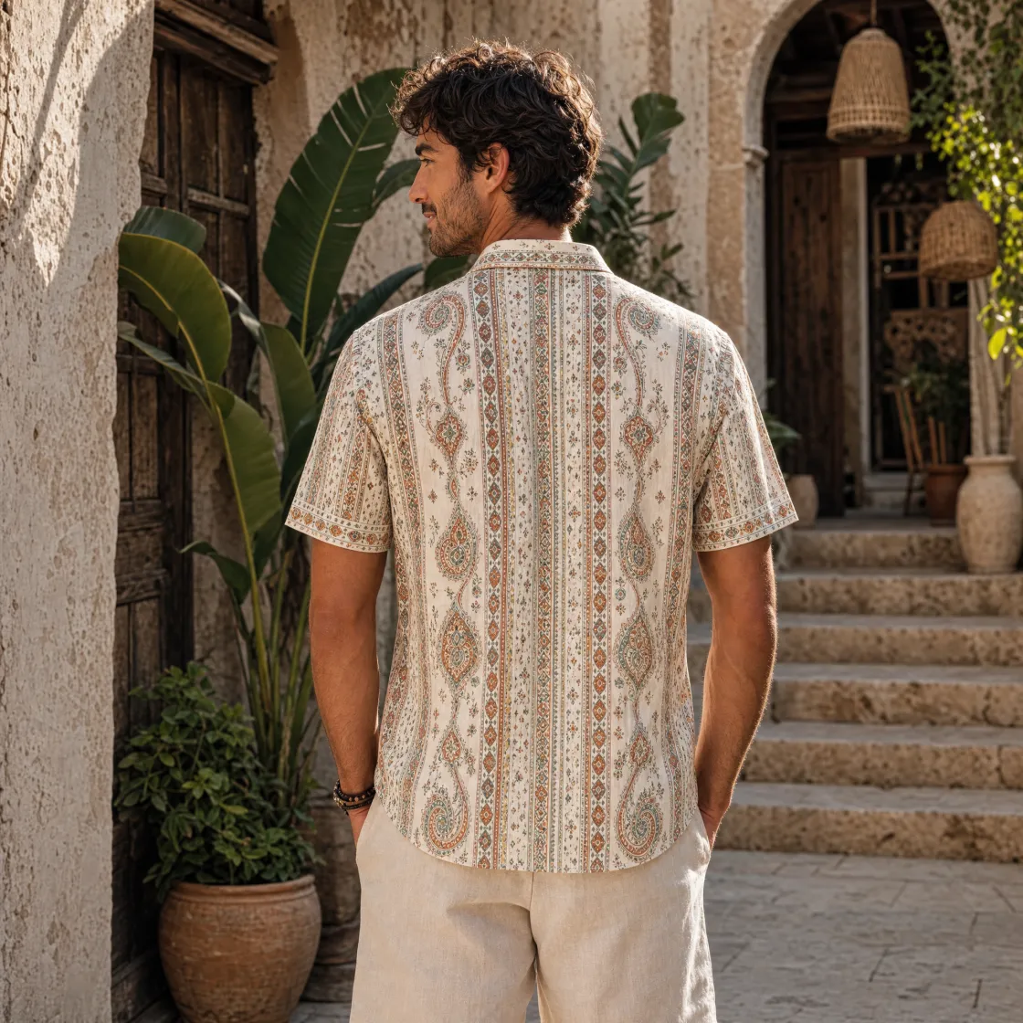 All-Over Print Men's Shirt
