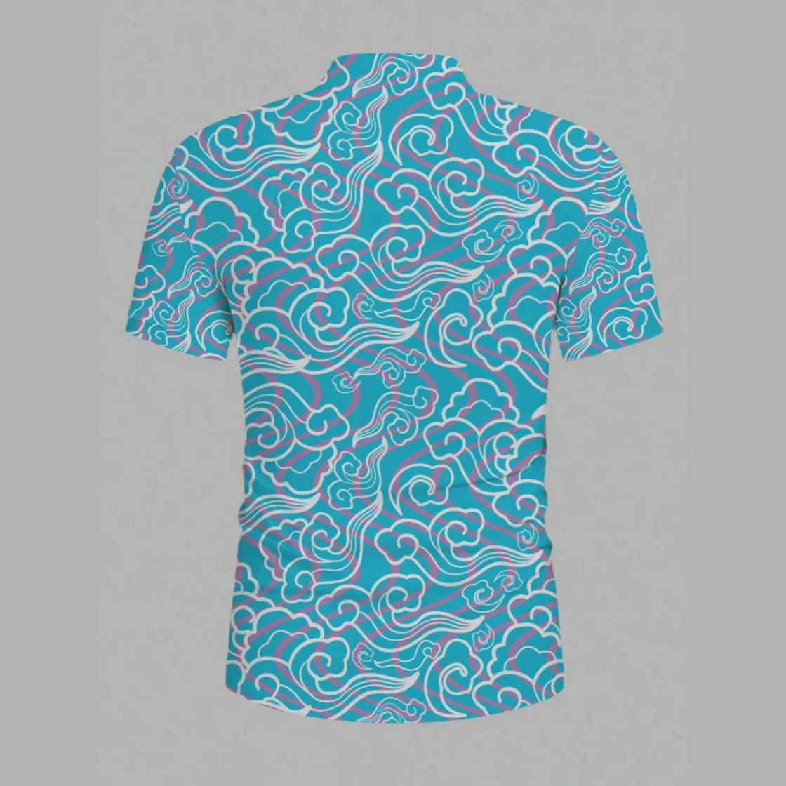 All-Over Print Men’s Basic Polo Shirt