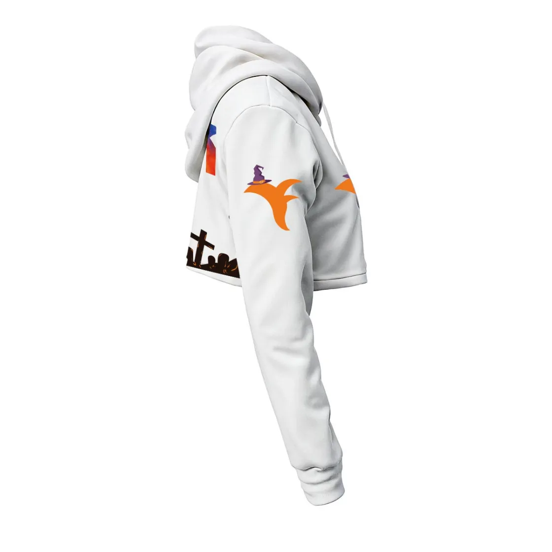 Women's Cropped Hoodie|DTF
