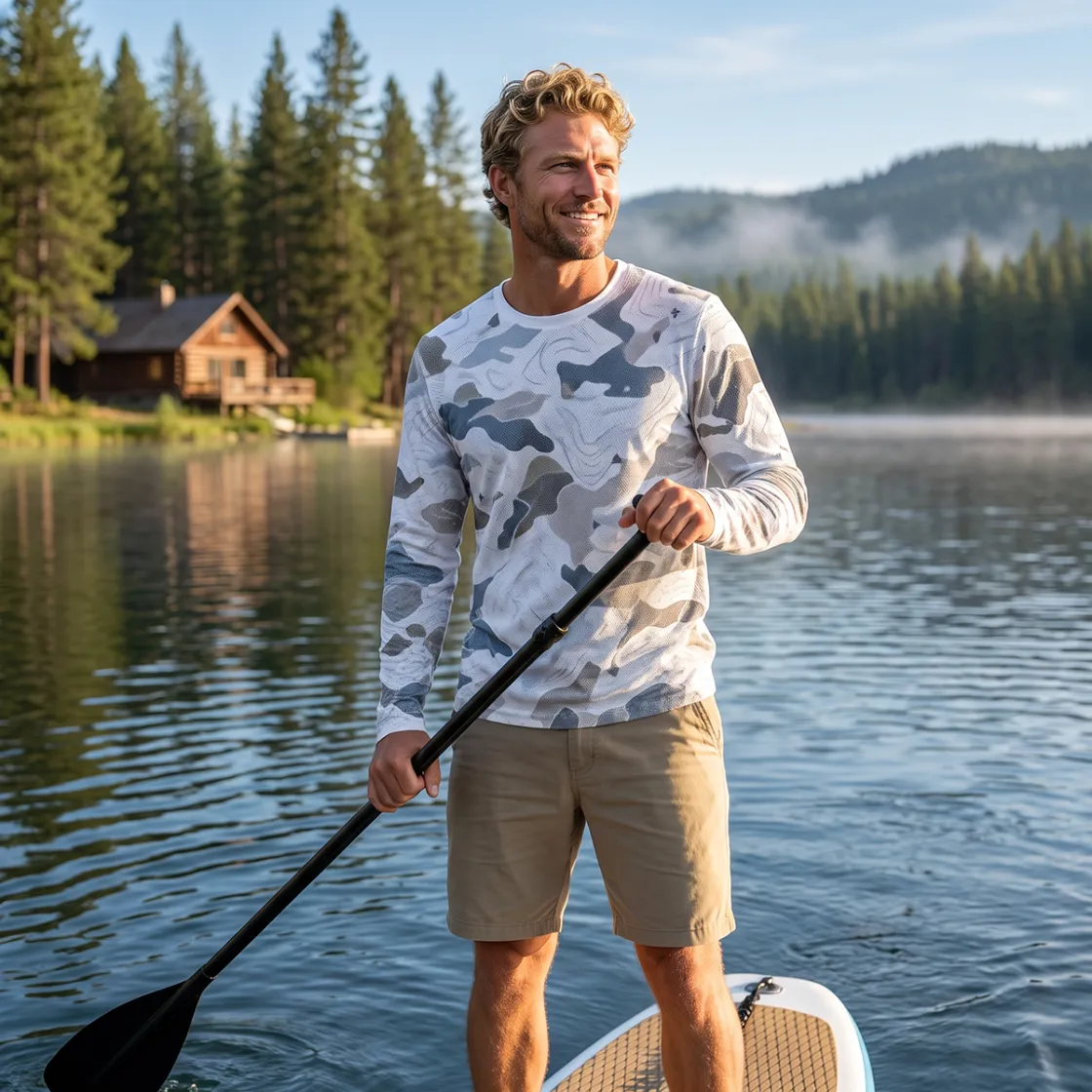 All-Over Print Men's Long Sleeve T-Shirt|Bonded Seam