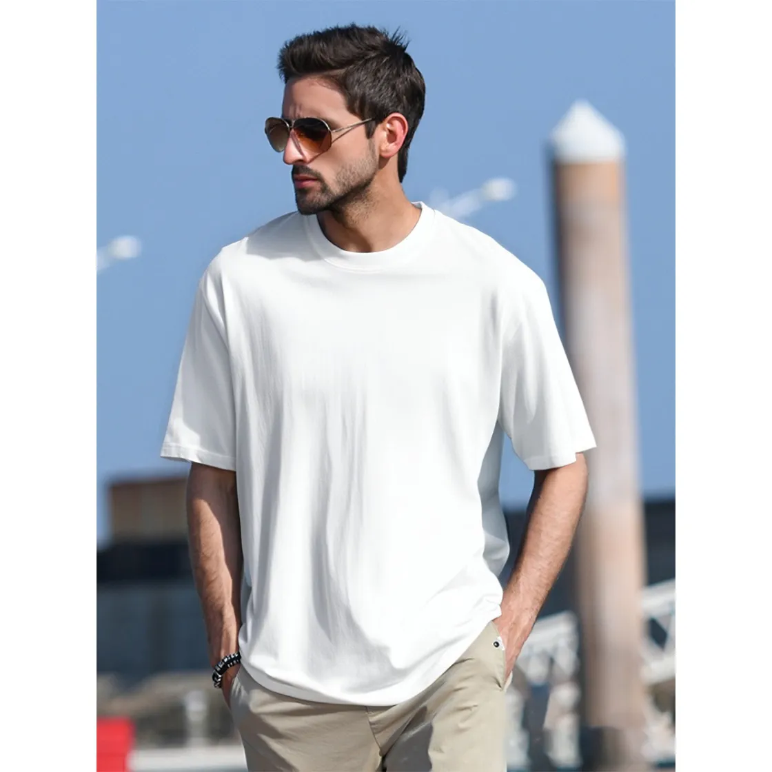 Men's T-Shirt  Printed in USA|180GSM Back DTG