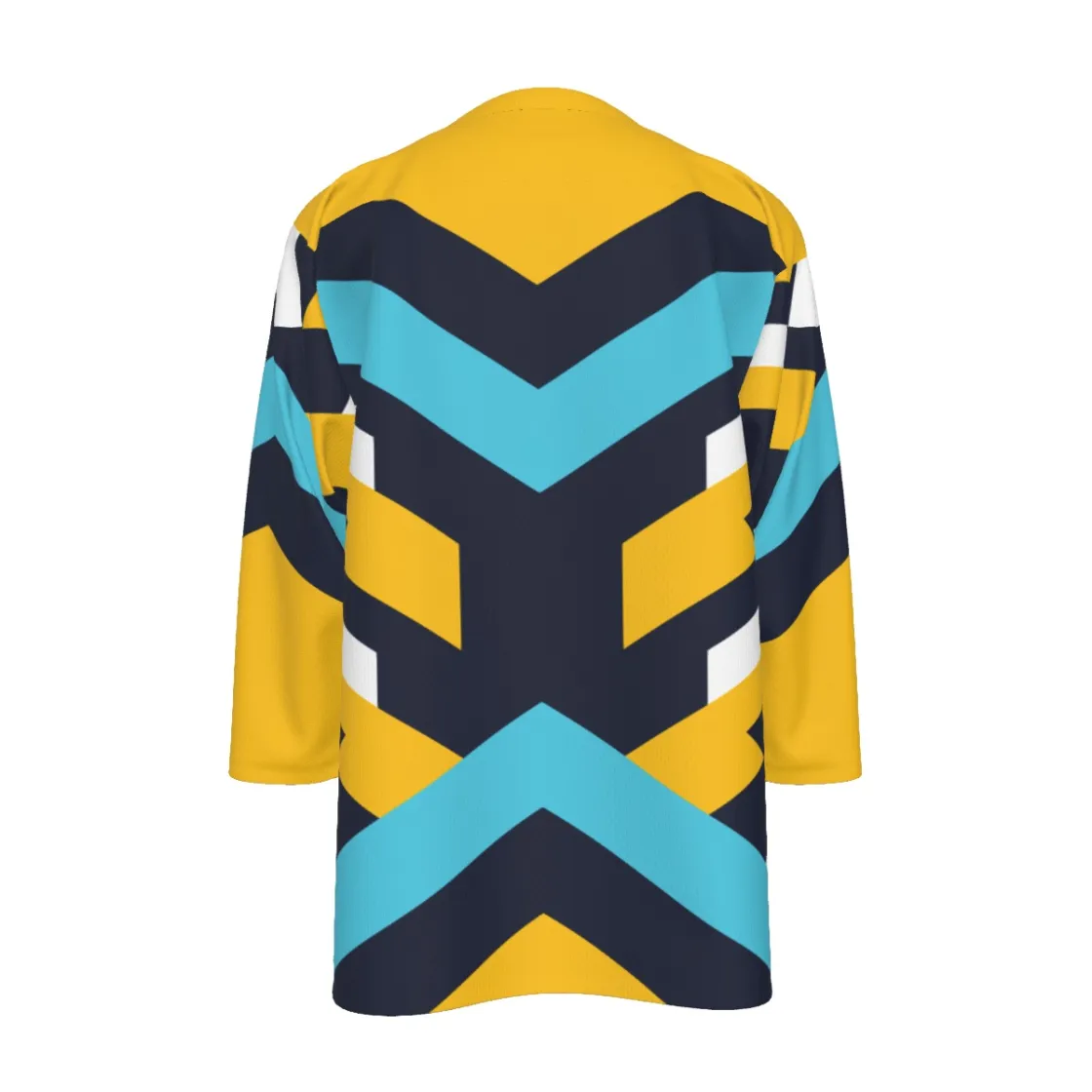 All-Over Print Men's V-neck Ice Hockey Jersey