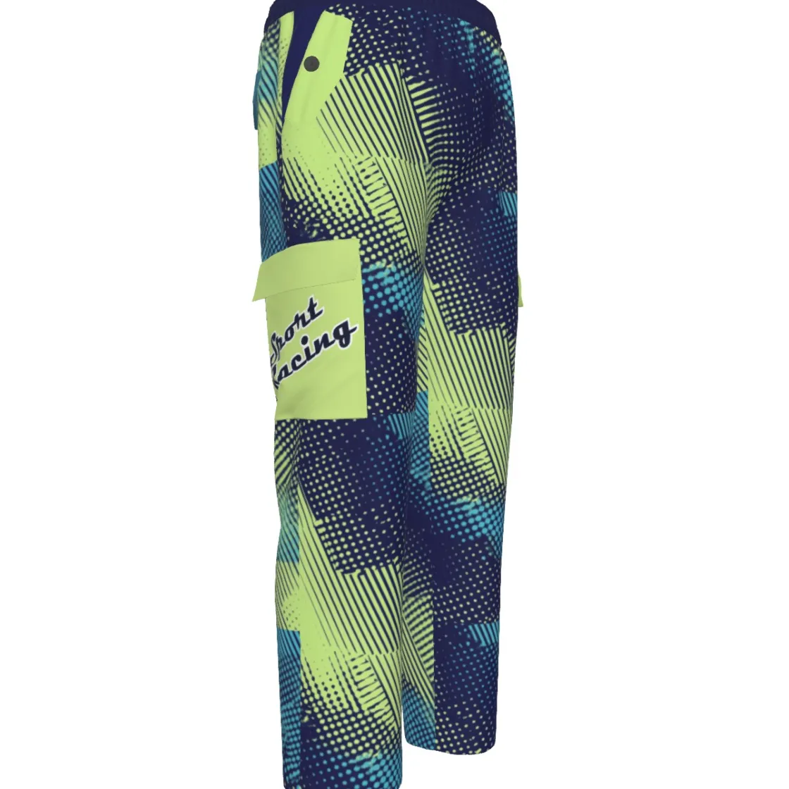 All-Over Print Men's Pocket Cargo Pants