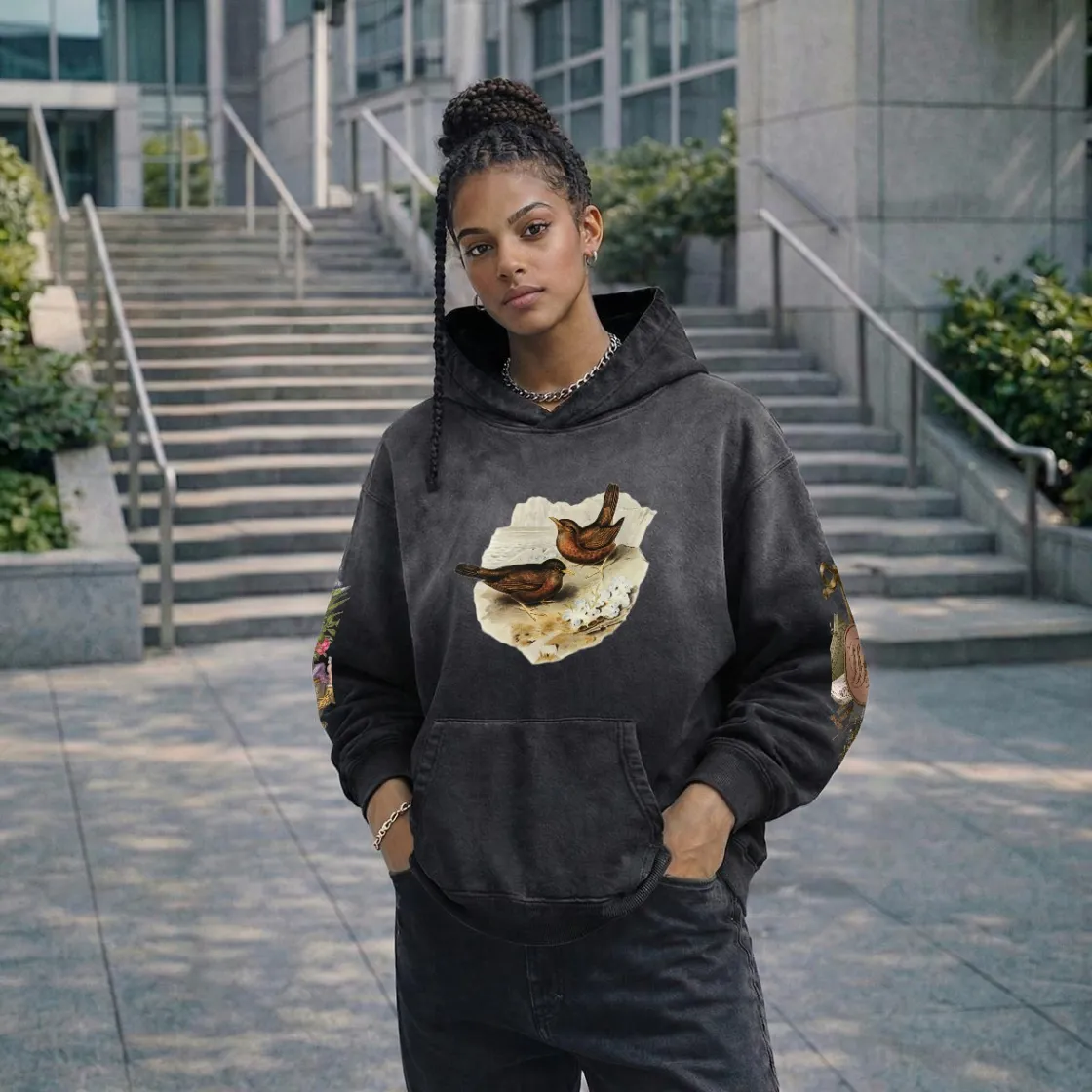 Men’s Vintage Wash Pullover Hoodie|420GSM DTG