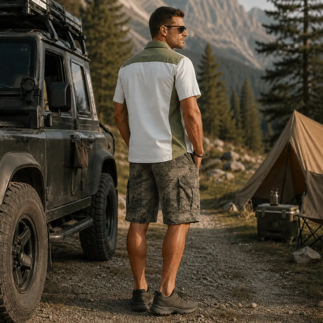 All-Over Print Men's Cargo Shorts