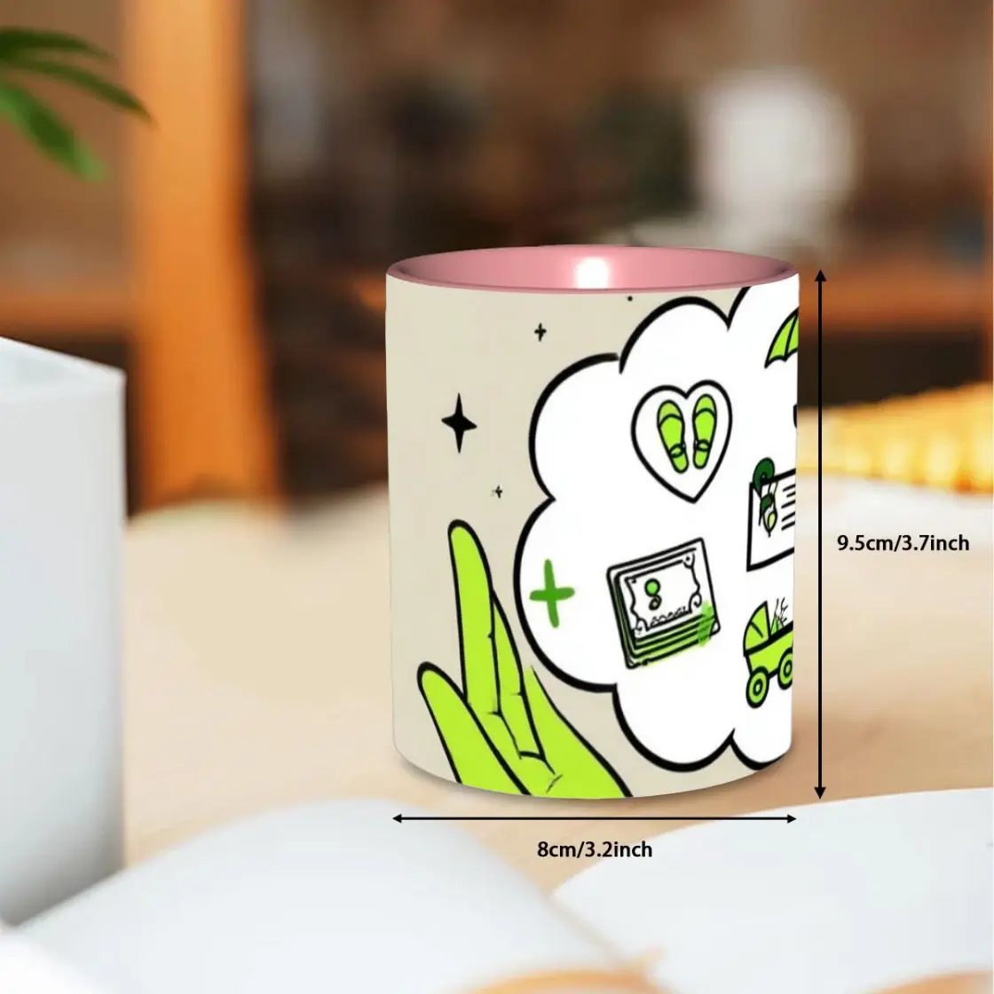 11oz Double Color Mug Printed in USA