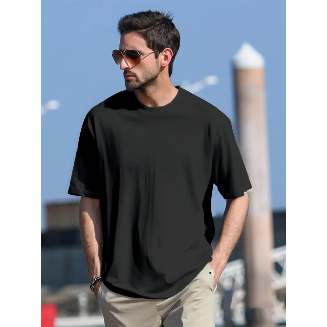 Men's T-Shirt  Printed in USA|180GSM Back DTG