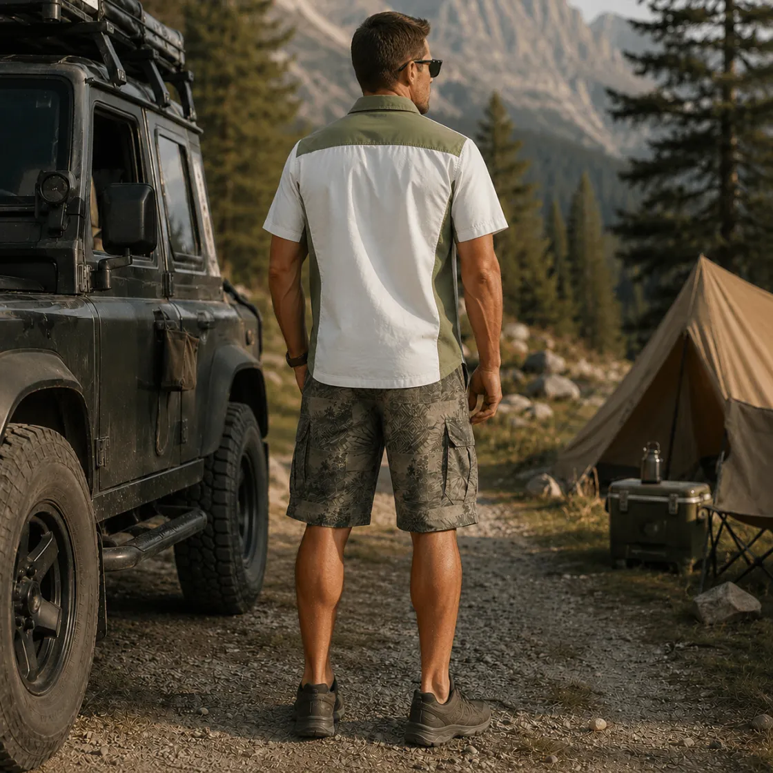 All-Over Print Men's Cargo Shorts