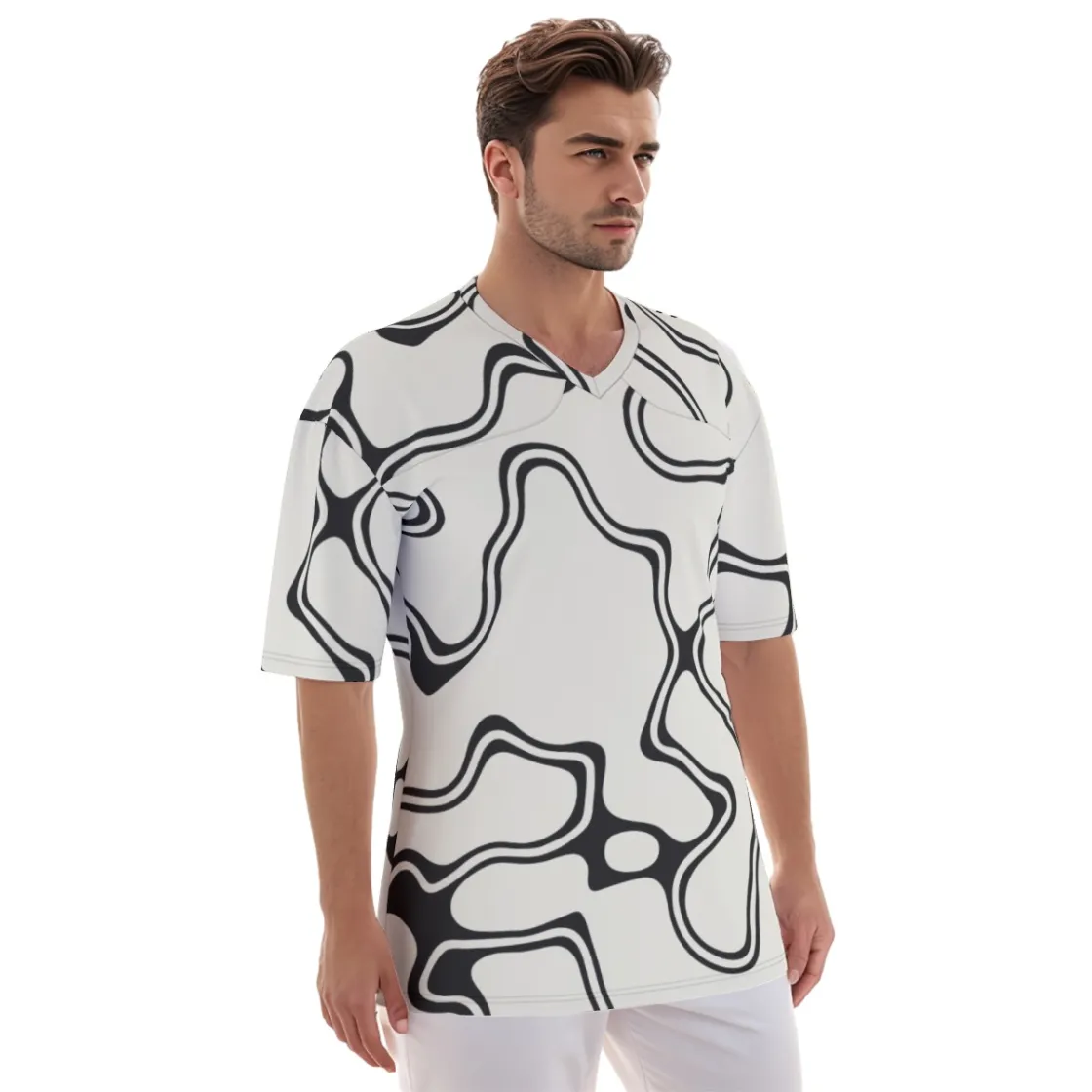 All-Over Print Men's Football  Jersey
