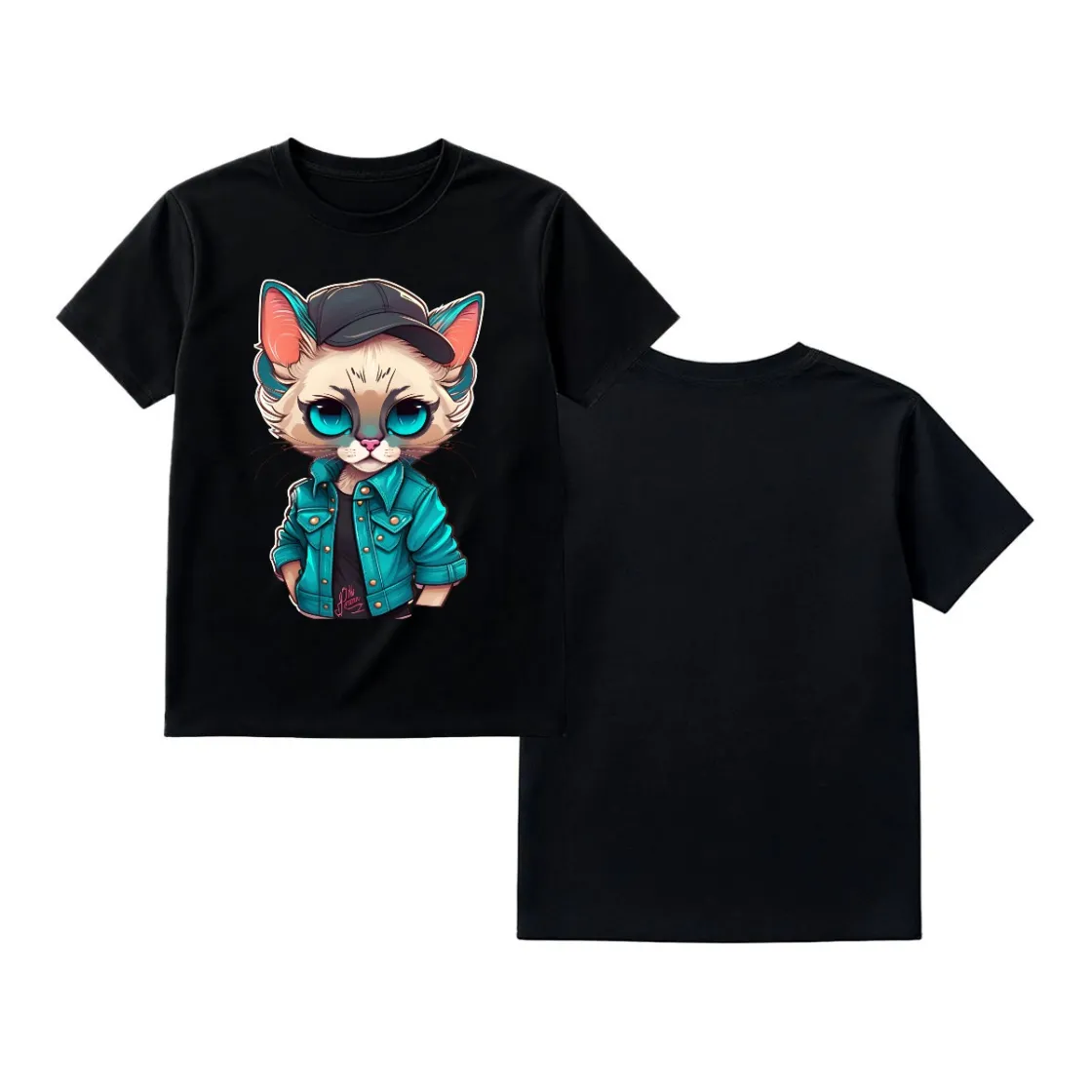 Couple Heavyweight T-shirt Printed in USA|220GSM Cotton DTG Front