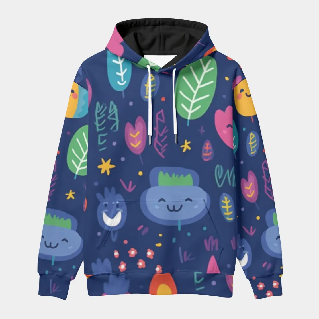 All-Over Print Men's Thicken Pullover Hoodie
