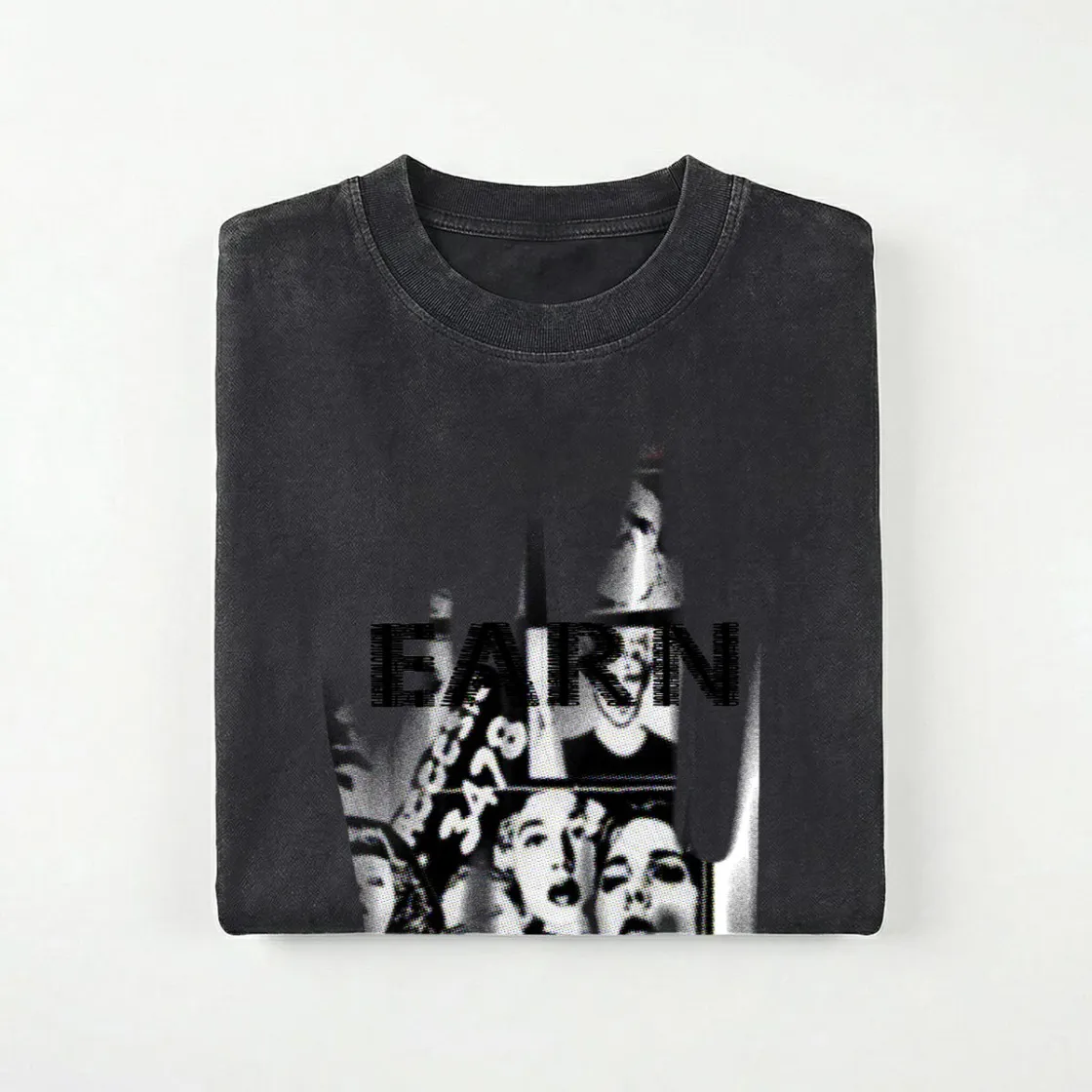Men's Retro Heavyweight Washed T-shirt|Cotton DTG
