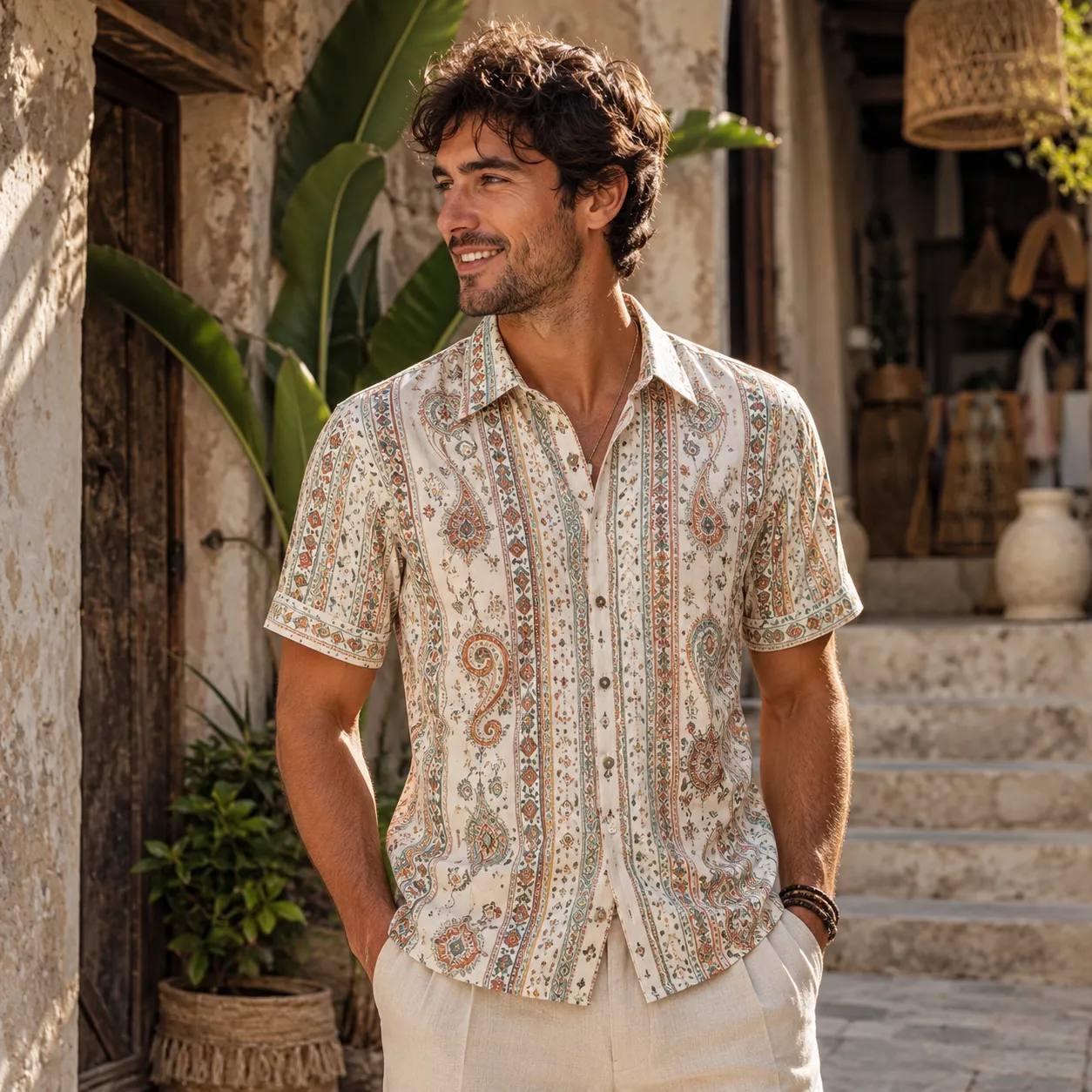 All-Over Print Men's Shirt alternate view