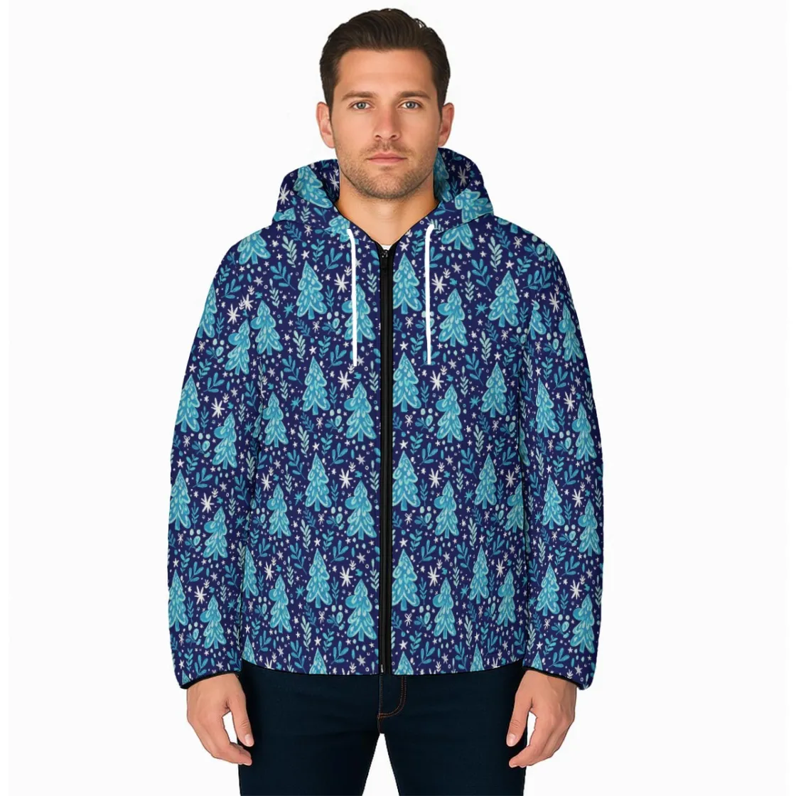 All-Over Print Unisex Warm Hooded Jacket