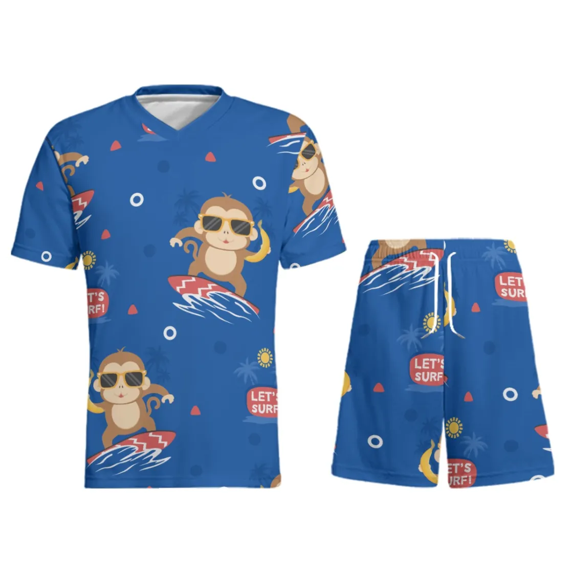 All-Over Print Children's Sports T-Shirt Set