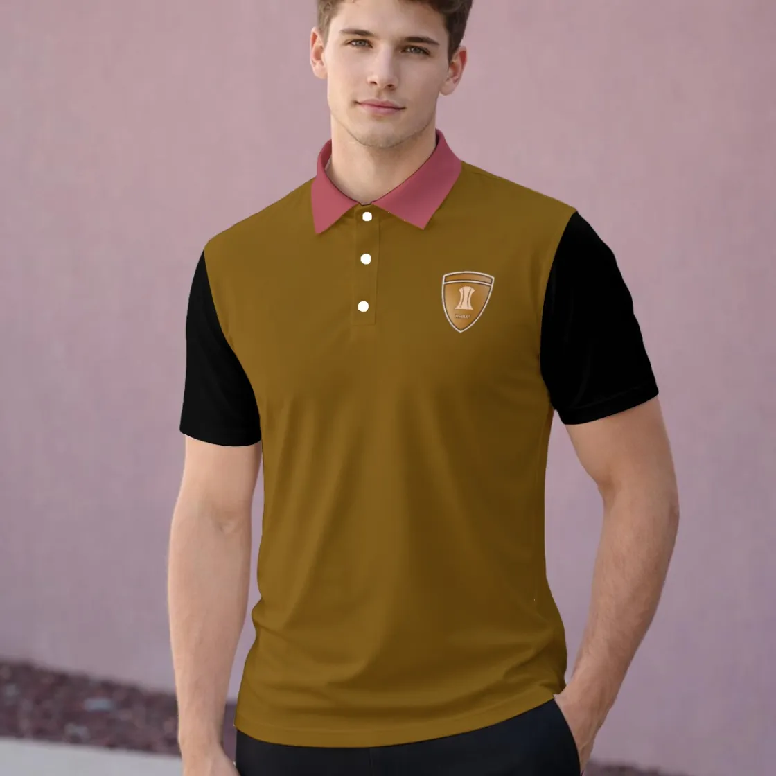 All-Over Print All Over Print Men‘s One-Piece Collar Polo Shirt|210GSM