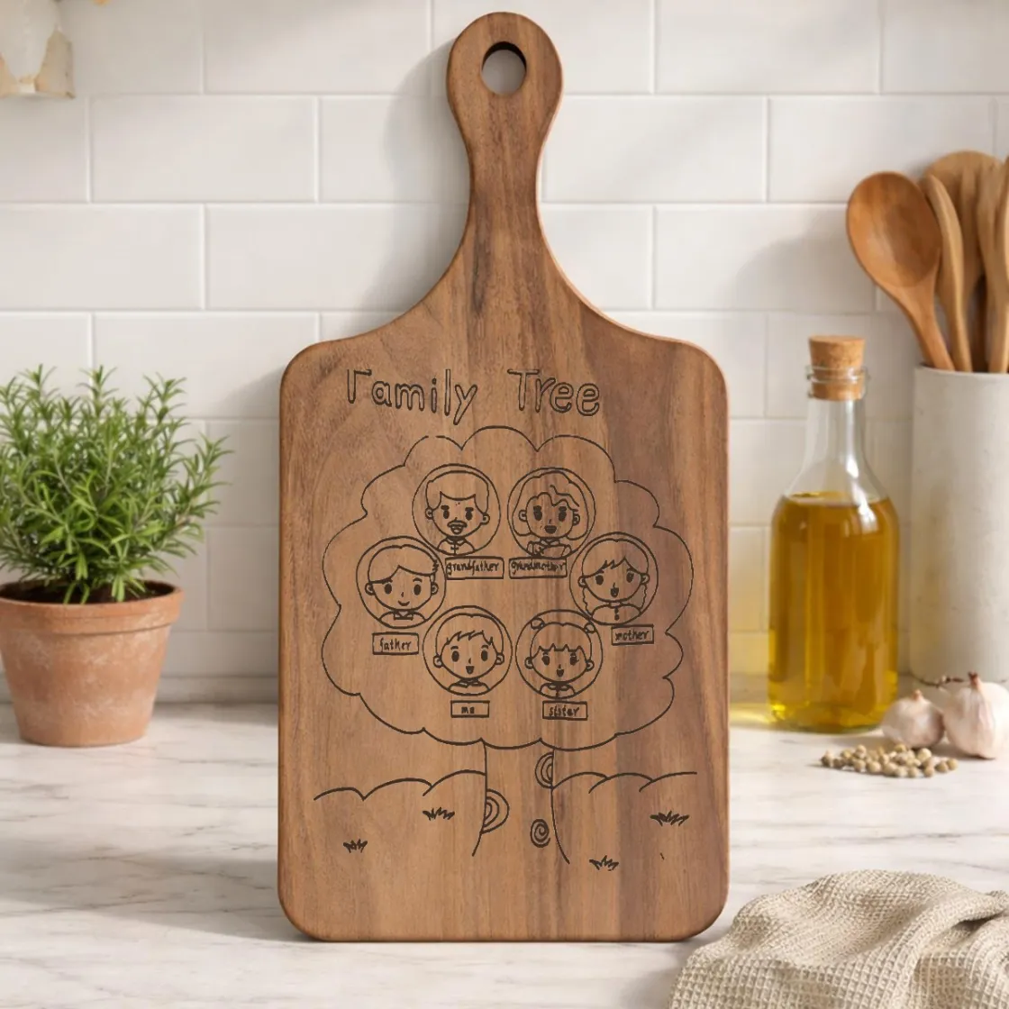 Dark Cutting Board|Single Side