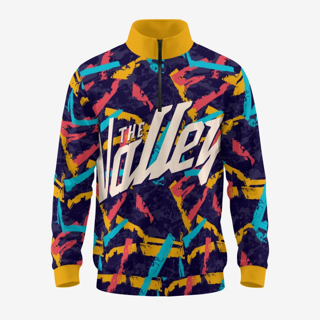 All-Over Print Men’S Half-Zip Pullover Sweatshirt