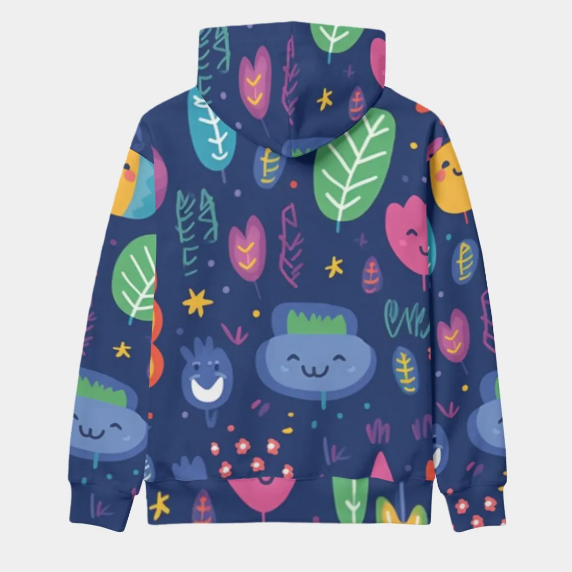 All-Over Print Men's Thicken Pullover Hoodie