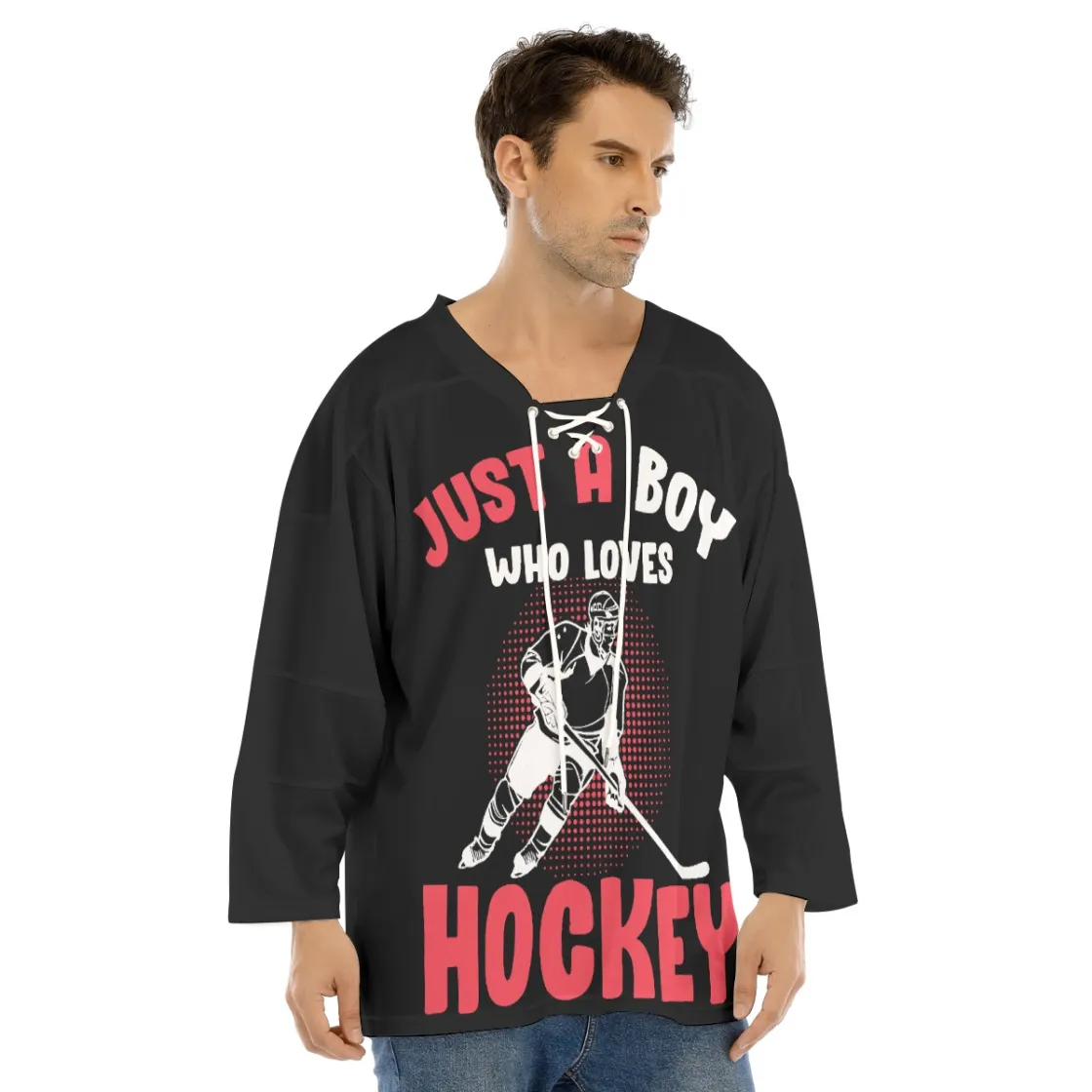 All-Over Print Men's Hockey Jersey