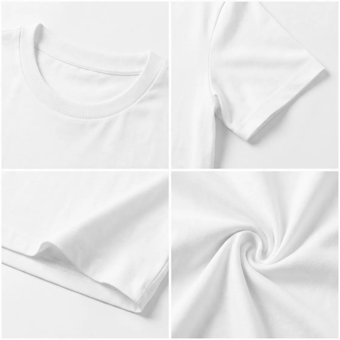 Women's Essential Crew Neck T-Shirt Printed in Canada|180GSM Front DTF