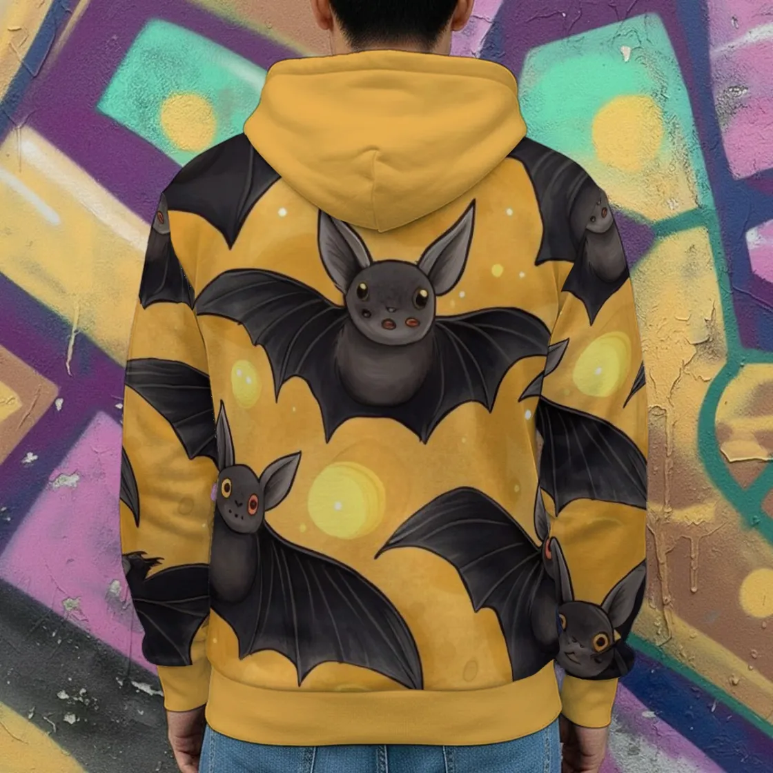 All-Over Print Men's Heavy Fleece Zip Up Hoodie