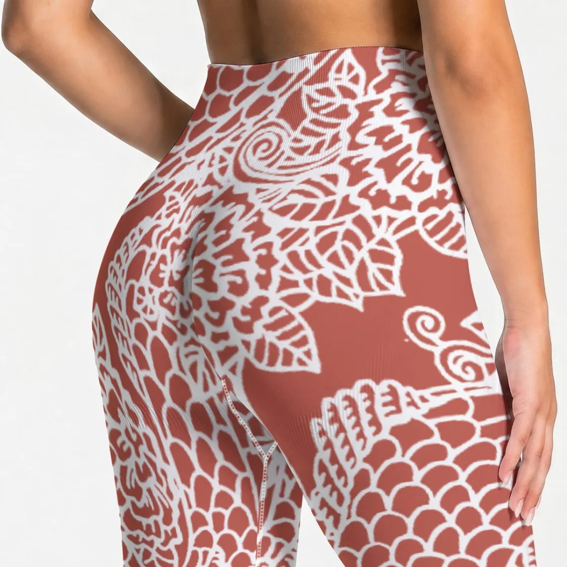 All-Over Print Women's Seamless High Waisted Butt-Lifting Leggings