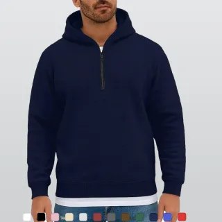 Men’s Half-Zip Pullover Sweatshirt|DTF