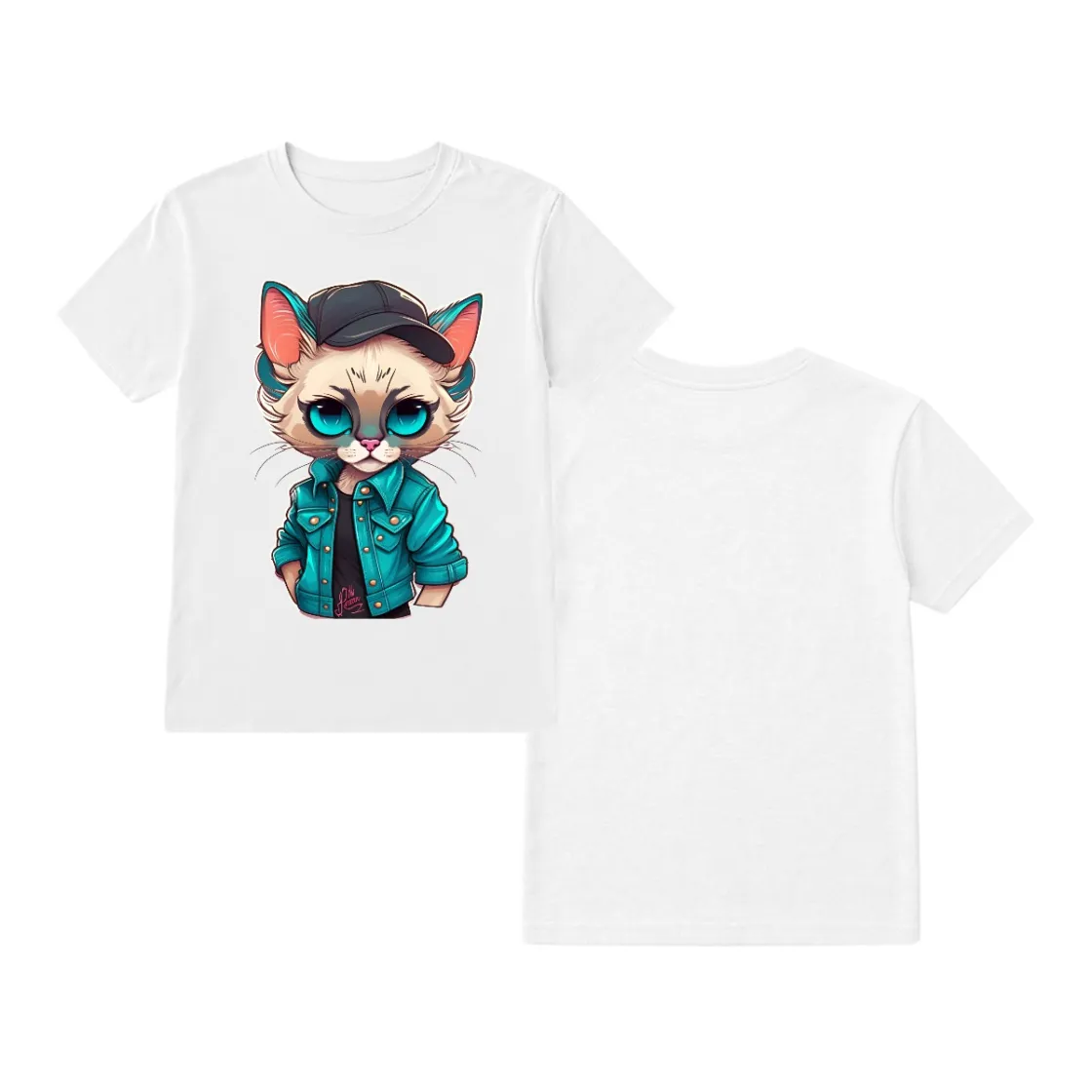 Couple Heavyweight T-shirt Printed in USA|220GSM Cotton DTG Front