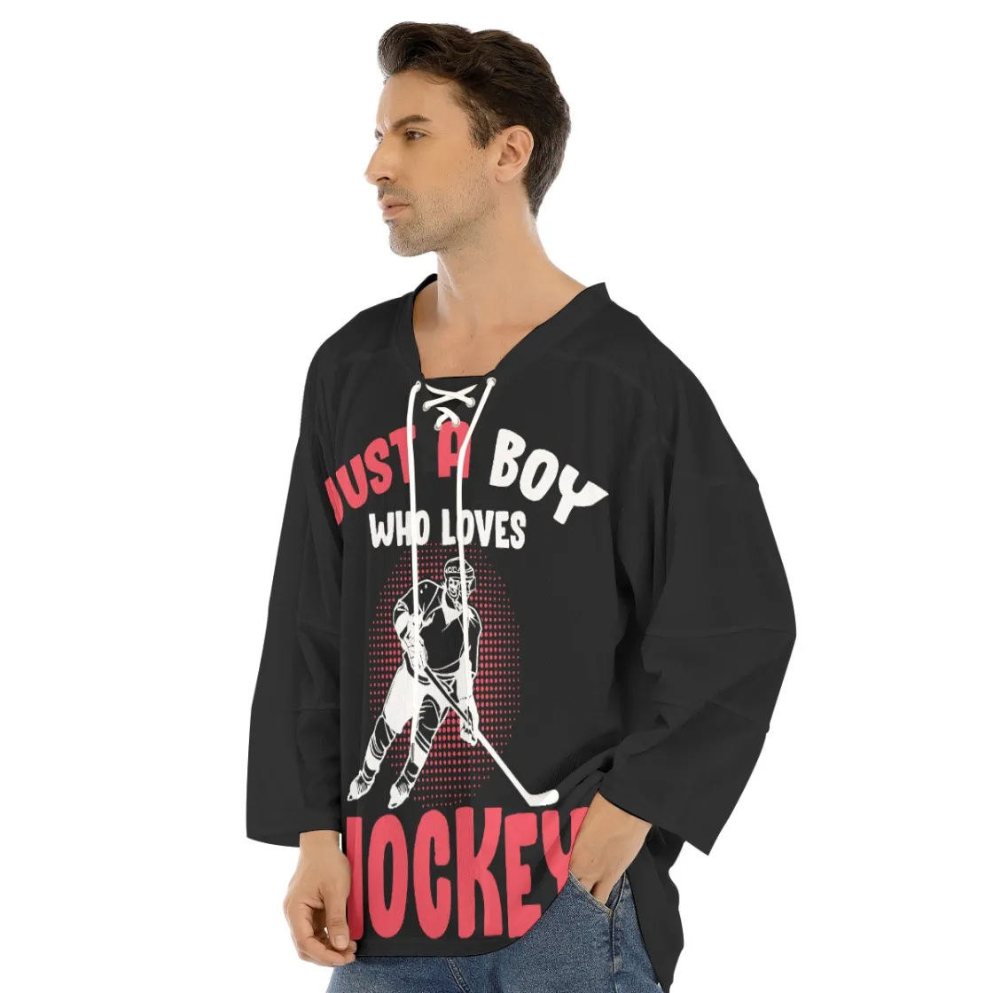 All-Over Print Men's Hockey Jersey