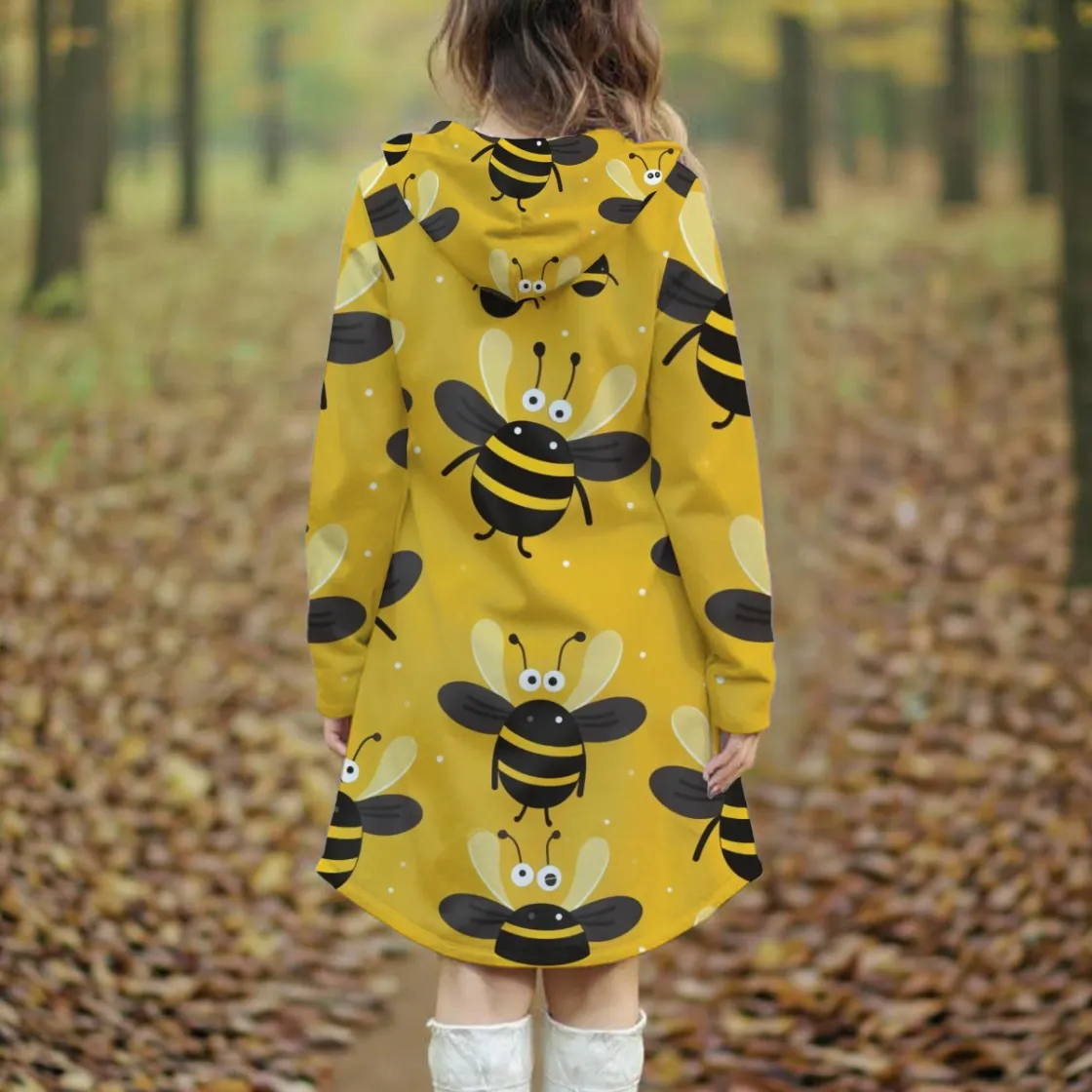 All-Over Print Women's Longline Hoodie Dress