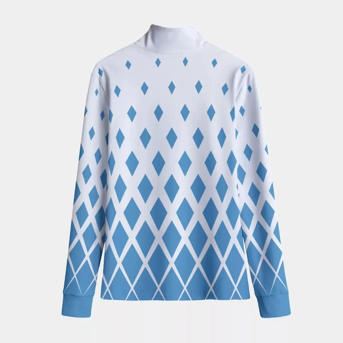All-Over Print Women's Stand-up Collar T-shirt
