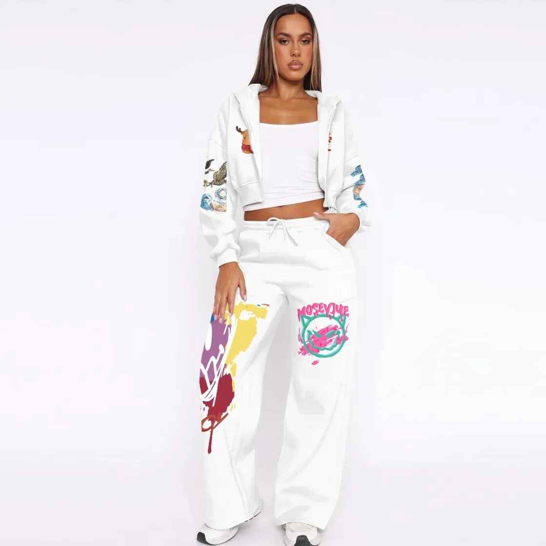 Women’s Tracksuit With Fleece|DTF
