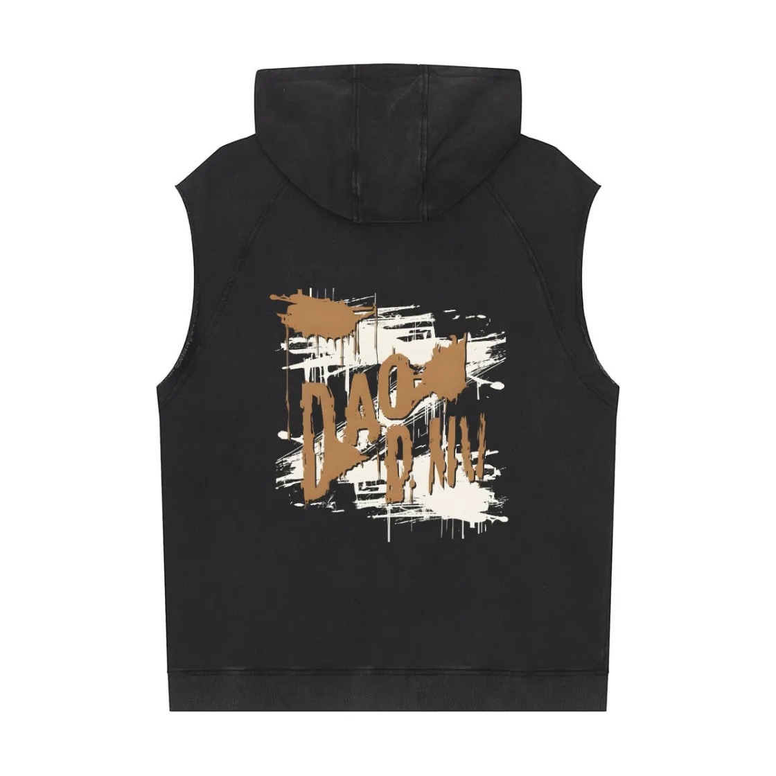 Men's Loose Sleeveless Hoodie|320GSM DTF