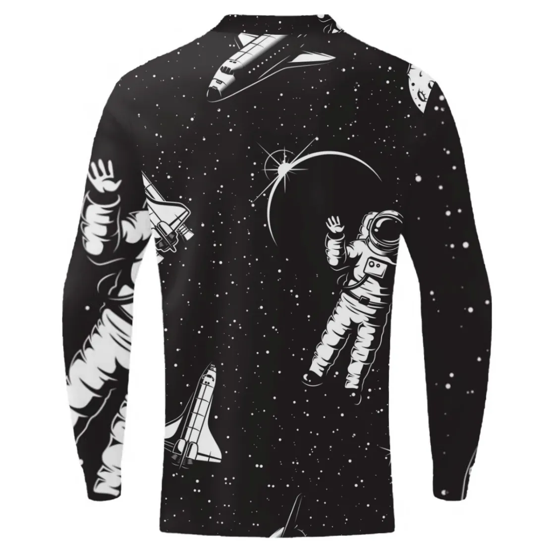 All-Over Print Men’s Quarter Zip Pullover Sweatshirt