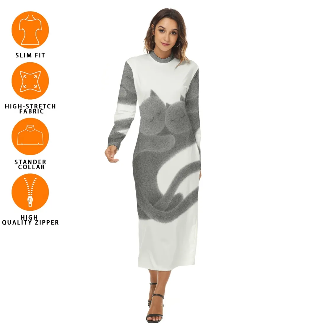 All-Over Print Women's Hip Dress