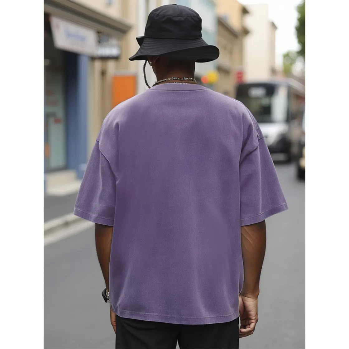 Unisex Heavyweight T-shirt Printed in USA| 230GSM Front DTF