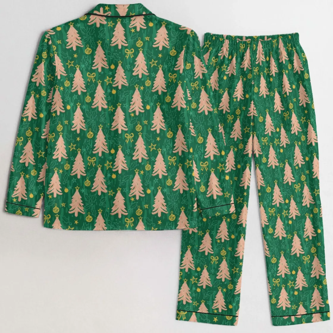 All-Over Print Women's Satin Pajama Set