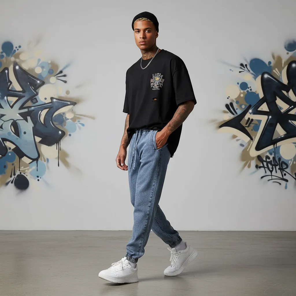 Men’s Vintage Wash Jogger Sweatpants|380GSM DTG