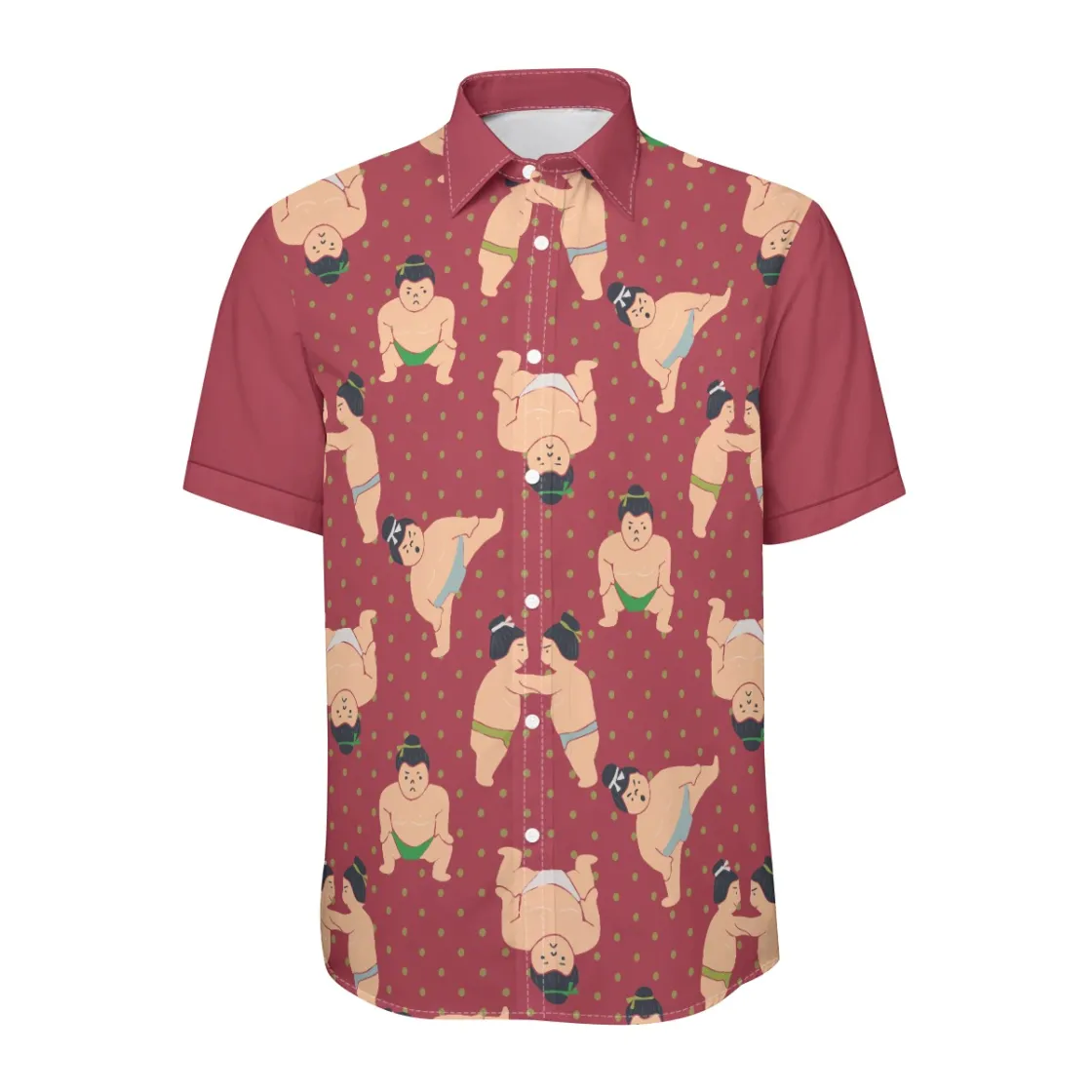 All-Over Print Unisex Collared Shirt|115GSM Cotton poplin