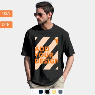 Men's T-Shirt  Printed in USA|180GSM Front DTF