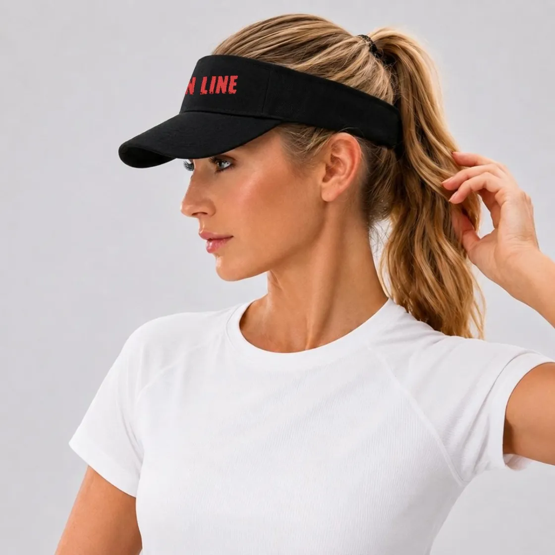 Embroidery Open-Top Visor
