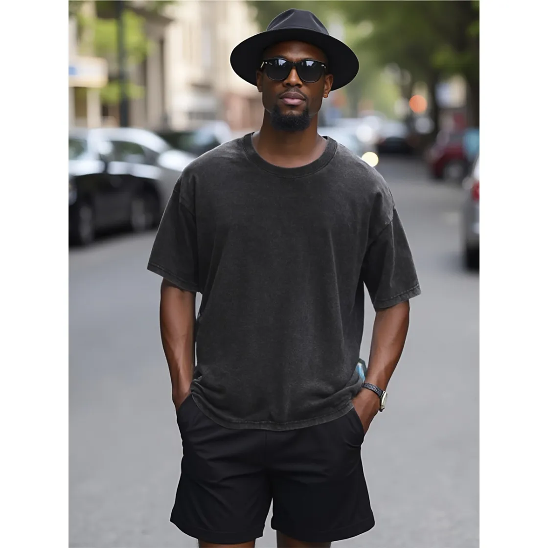 Unisex Heavyweight T-shirt Printed in USA| 230GSM Back DTF